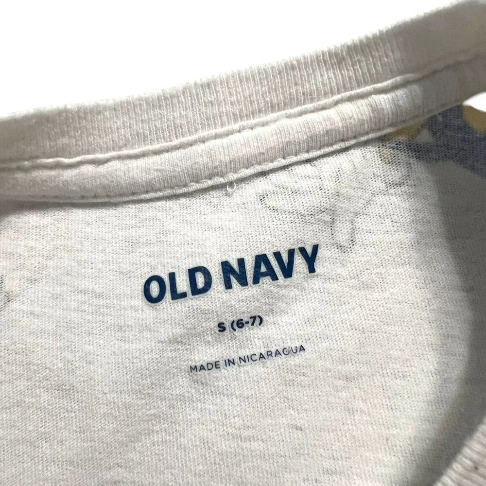Old Navy 6-7Y Sonic The Hedgehog Tee Shirt